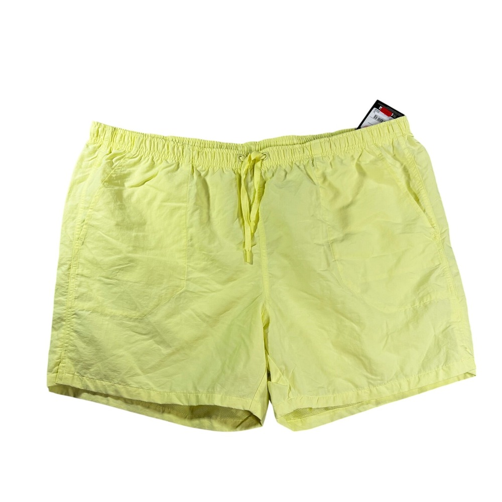 DSG Men 6 Inch Rec Short Yellow Relaxed Fit Elastic Waist XXL NWT